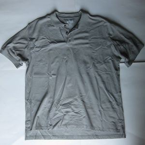 Duluth Trading gray No Polo short sleeve shirt